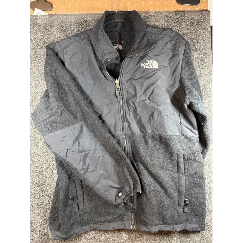 The North Face Denali Fleece Jacket Girls XL Black Full Zip Outdoor Layer